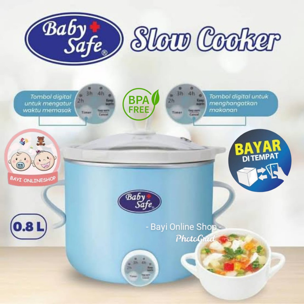 Jual SLOW COOKER DIGITAL BABY SAFE LB007 BABY FOOD MAKER MPASI ALAT