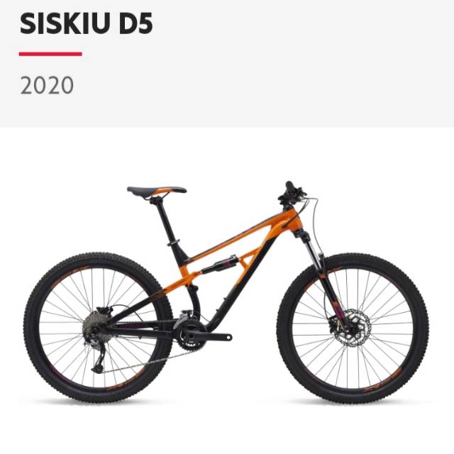 Sepeda Gunung MTB Polygon Siskiu D5 Ukuran 27,5 Inci