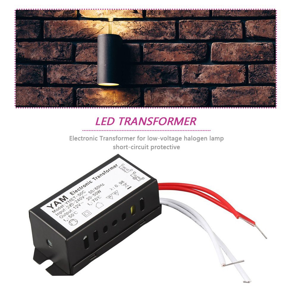 Electronic Transformer For Lv Halogen Lamps 220v 240v englshmuha