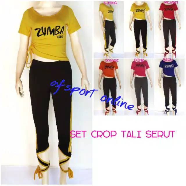 SETELAN BAJU SENAM ZUMBA CROP TALI SERUT TALI BAWAH FIT XL PREMIUM | Shopee  Indonesia