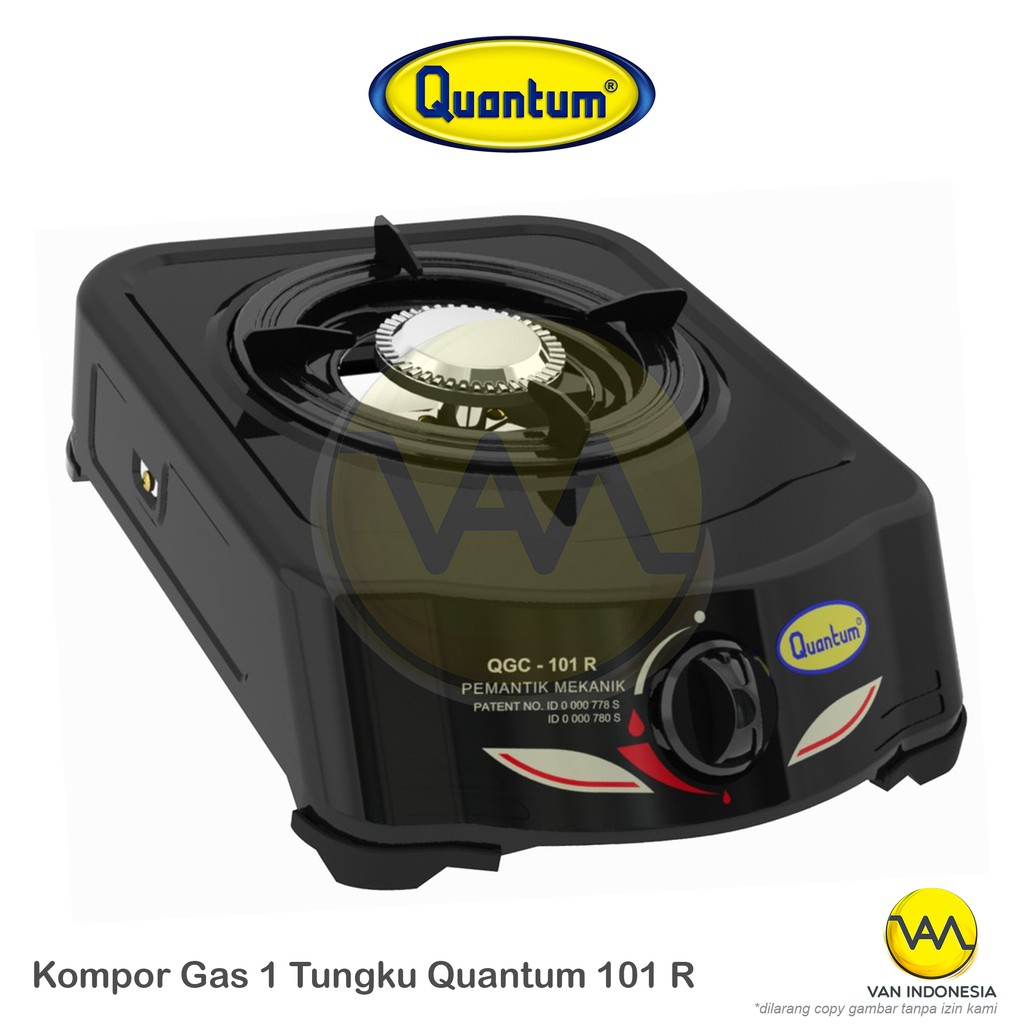 Kompor Gas 1 Tungku Quantum QGS 101 R Shopee Indonesia
