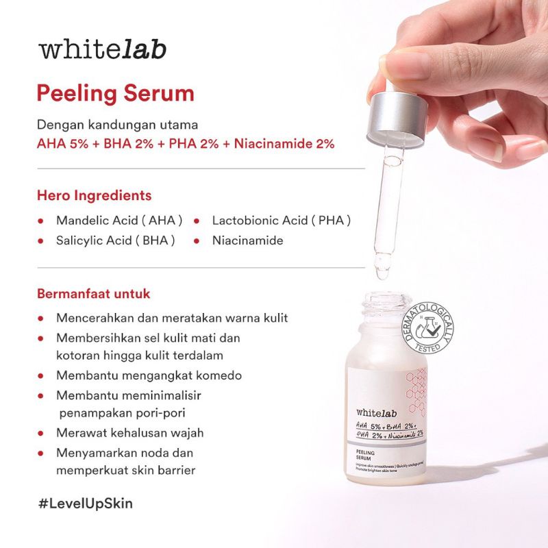 peilingwijzer 2023 Jual Whitelab Peeling Serum Aha Bha Pha Indonesia|Shopee Indonesia