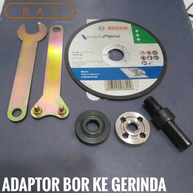Adaptor bor menjadi gerinda Shopee Indonesia