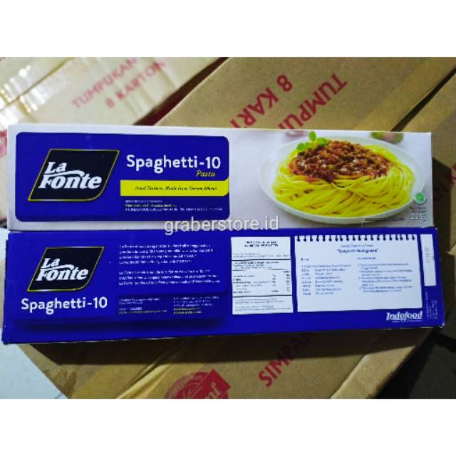 La Fonte Spaghetti Pasta Instant 225gr / Lafonte spaghetty Shopee