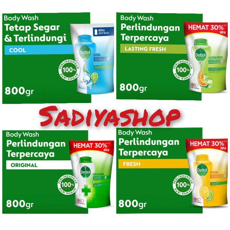 Jual Dettol body wash 800 grm expire 04/2024 Shopee Indonesia