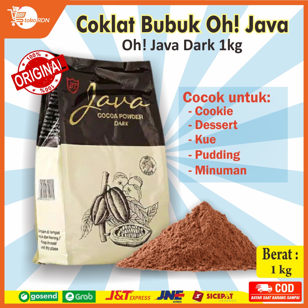 Jual Coklat Bubuk Oh! Java Dark1Kg / Dark Chocolate - Cokelat Bubuk Oh!Java Dark Cocoa Powder Original | Shopee Indonesia