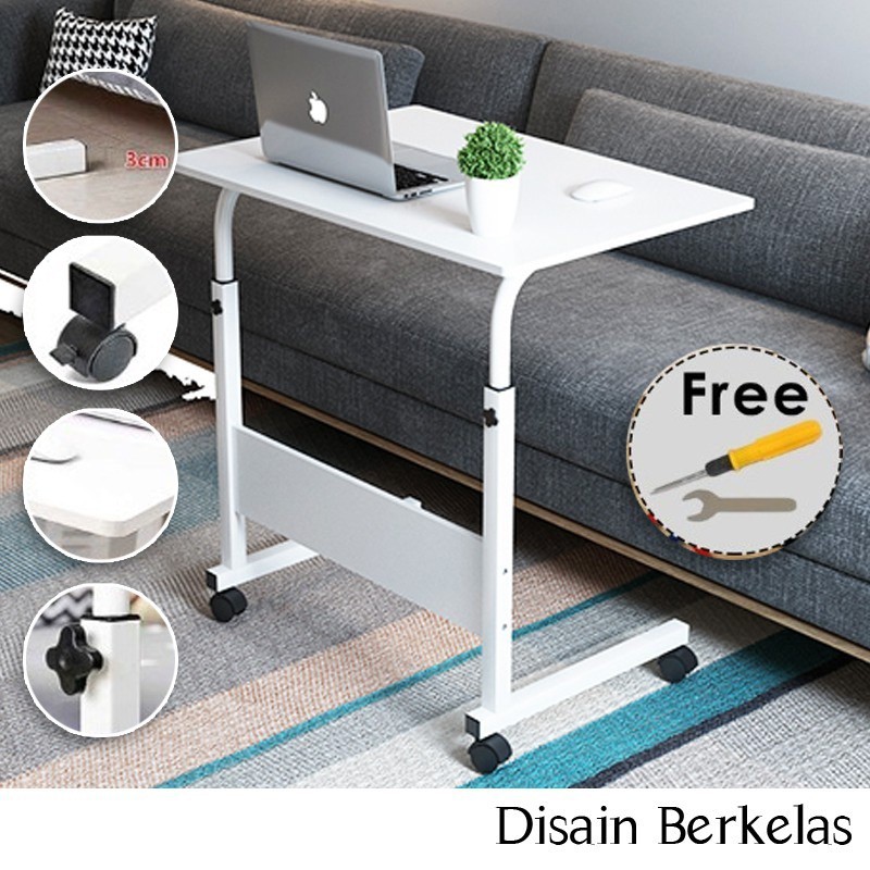 Jual Greenland Meja Laptop Meja Roda Portable Stand Aluminium Meja