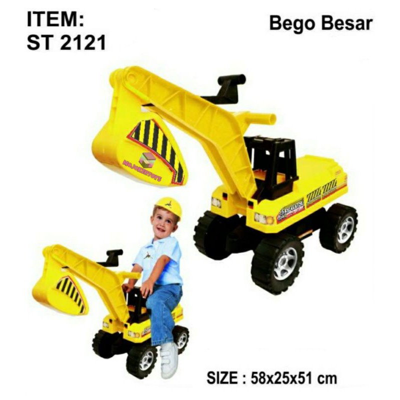 Jual Mainan Anak Excavator Besar Mobil Konstruksi Jumbo Truk Caruk | Shopee Indonesia