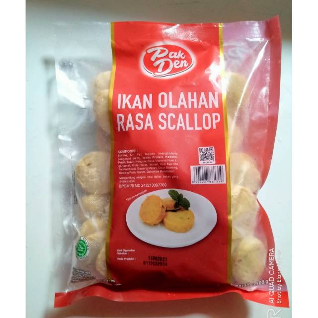 Pak Den Scallop Ikan 500gr Shopee Indonesia