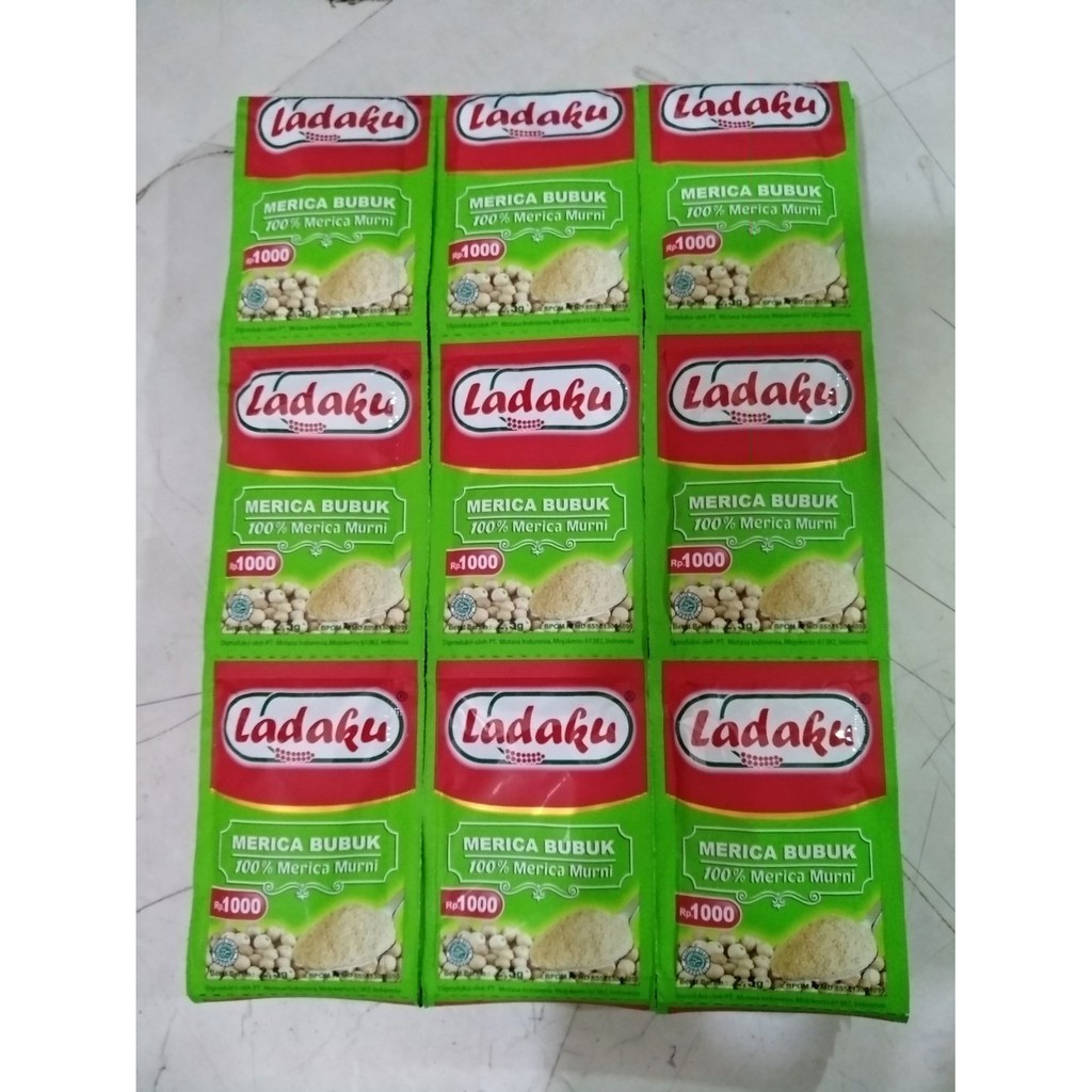 Ladaku Lada Merica Bubuk 1 Pak ( 6 Lusin ) | Shopee Indonesia