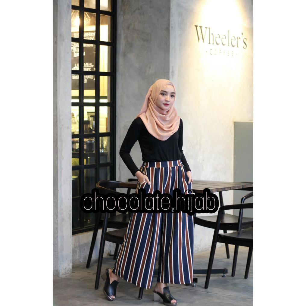 25+ Trend Terbaru Ootd Hijab Celana Garis Garis Free Alltel