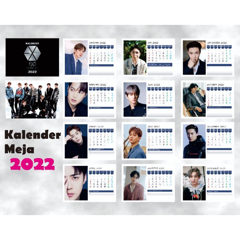 Jual [Ready Stock] Kalender Meja 2022 Landscape - Exo Ver. Indonesia|Shopee  Indonesia