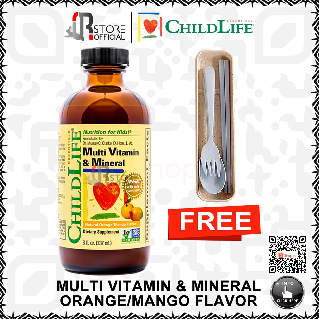 Jual CHILDLIFE MULTIVITAMIN & MINERAL CHILD LIFE SIRUP VITAMIN ANAK