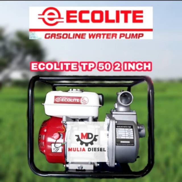 Mesin Pompa air irigasi/ALKON 2 inci Pompa air bensin ECOLITE Shopee Indonesia
