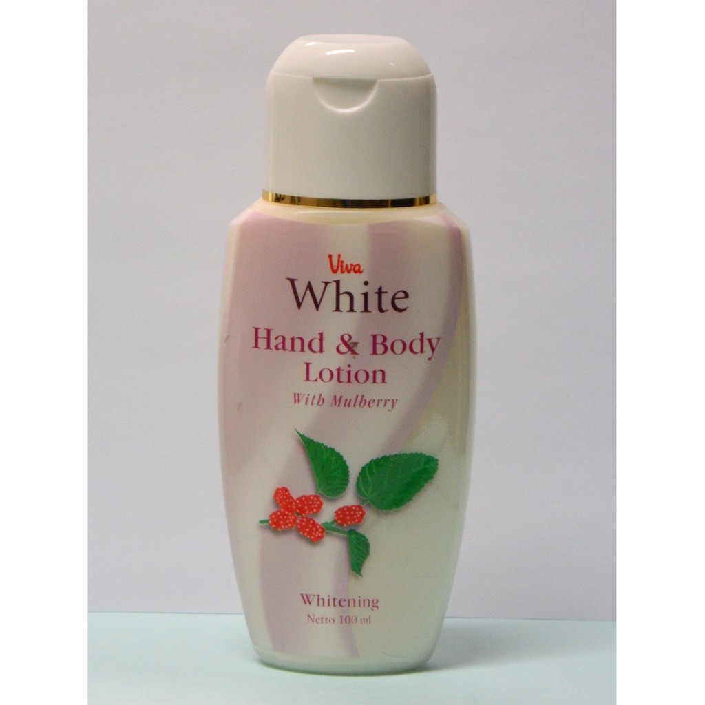 VIVA WHITE HAND & BODY LOTION WITH MULBERRY (100 ml) Shopee Indonesia