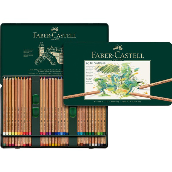 Jual Faber-Castell Pitt Pastel Pencil 60 Tin | Shopee Indonesia