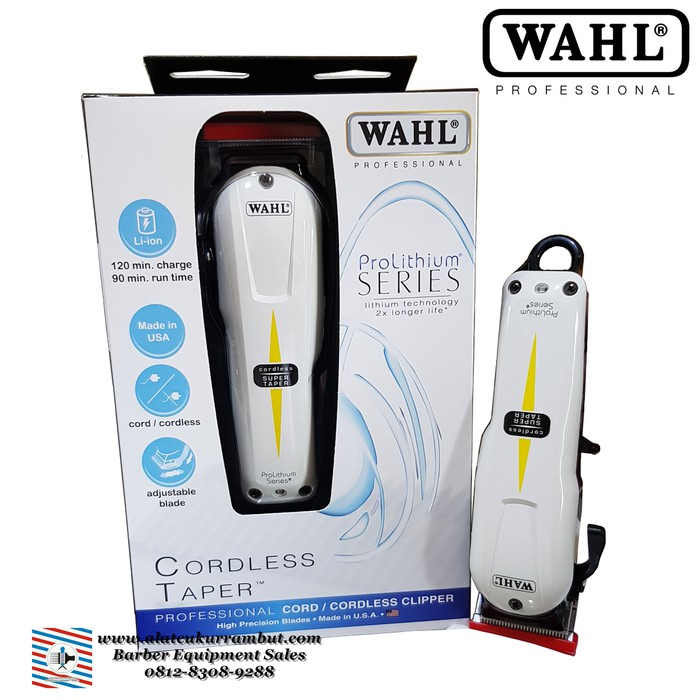 Jual Alat Cukur Rambut / Hair Clipper Wahl Super Taper Cordless ( Charger ) | Shopee Indonesia