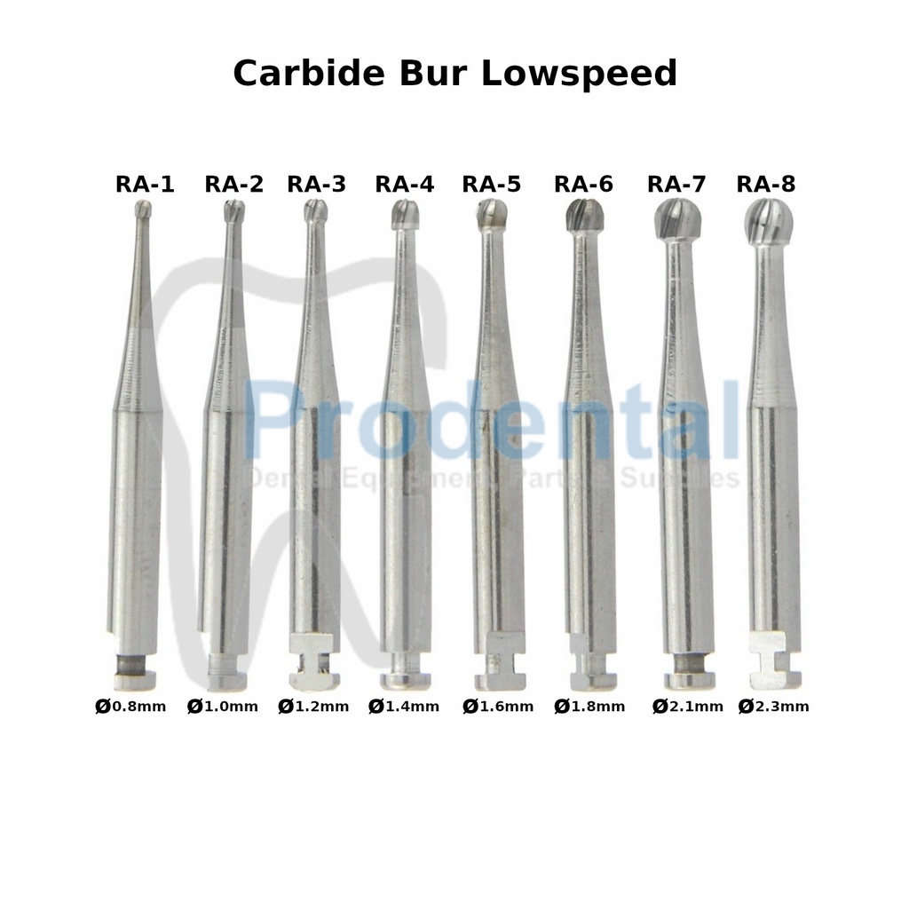 Jual Dental Bur Metal Bulat Fisur Low Speed Bur Tulang Carbide Tungsten