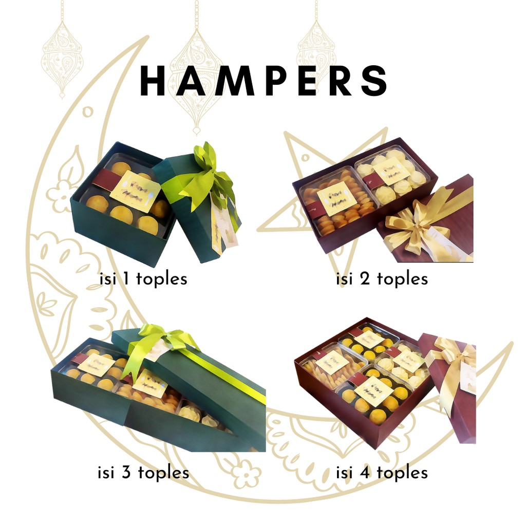 kotak box hampers parcel lebaran kue kering kecil besar gift hardbox
