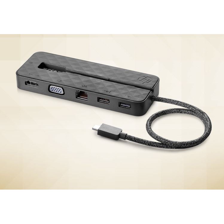 Jual Docking Station Laptop Hp X2 Probook Elitebook Port Mini Dock Type C 1Pm64Aa Original | Shopee Indonesia