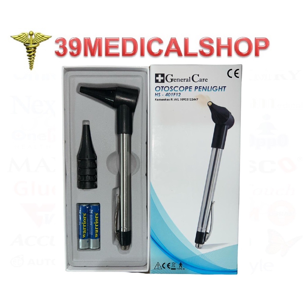 Jual [ORIGINAL] OTOSCOPE + PENLIGHT GENERAL CARE LED OTOSKOP LED