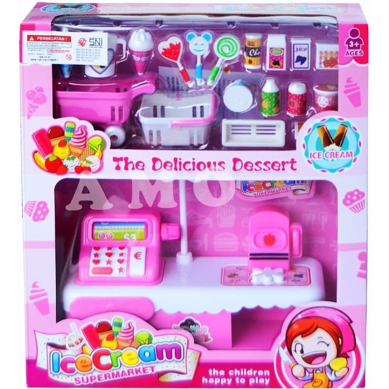 Jual Mainan Anak Super Market Ice Cream Kado Mainan Anak Cewek By Rizki Jaya Toys - Rj1675 | Shopee Indonesia