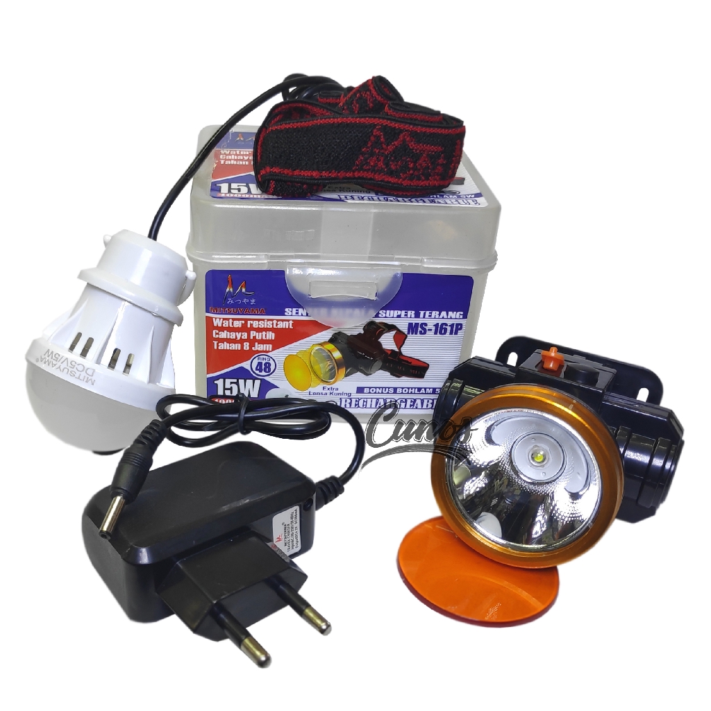 Senter Kepala 15 Watt Mitsuyama MS161P Shopee Indonesia