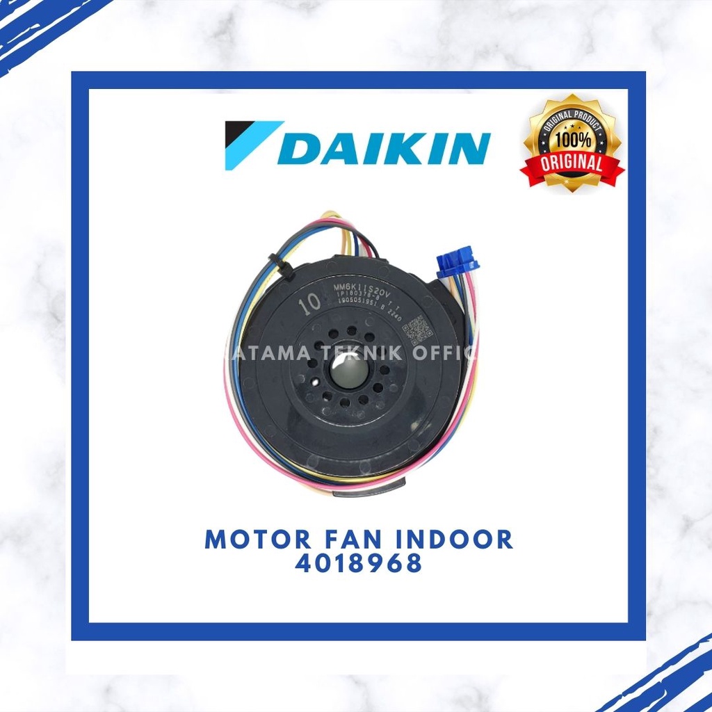 Jual MOTOR FAN INDOOR AC DAIKIN THAILAND ORIGINAL FTKQ25UVM4 Shopee
