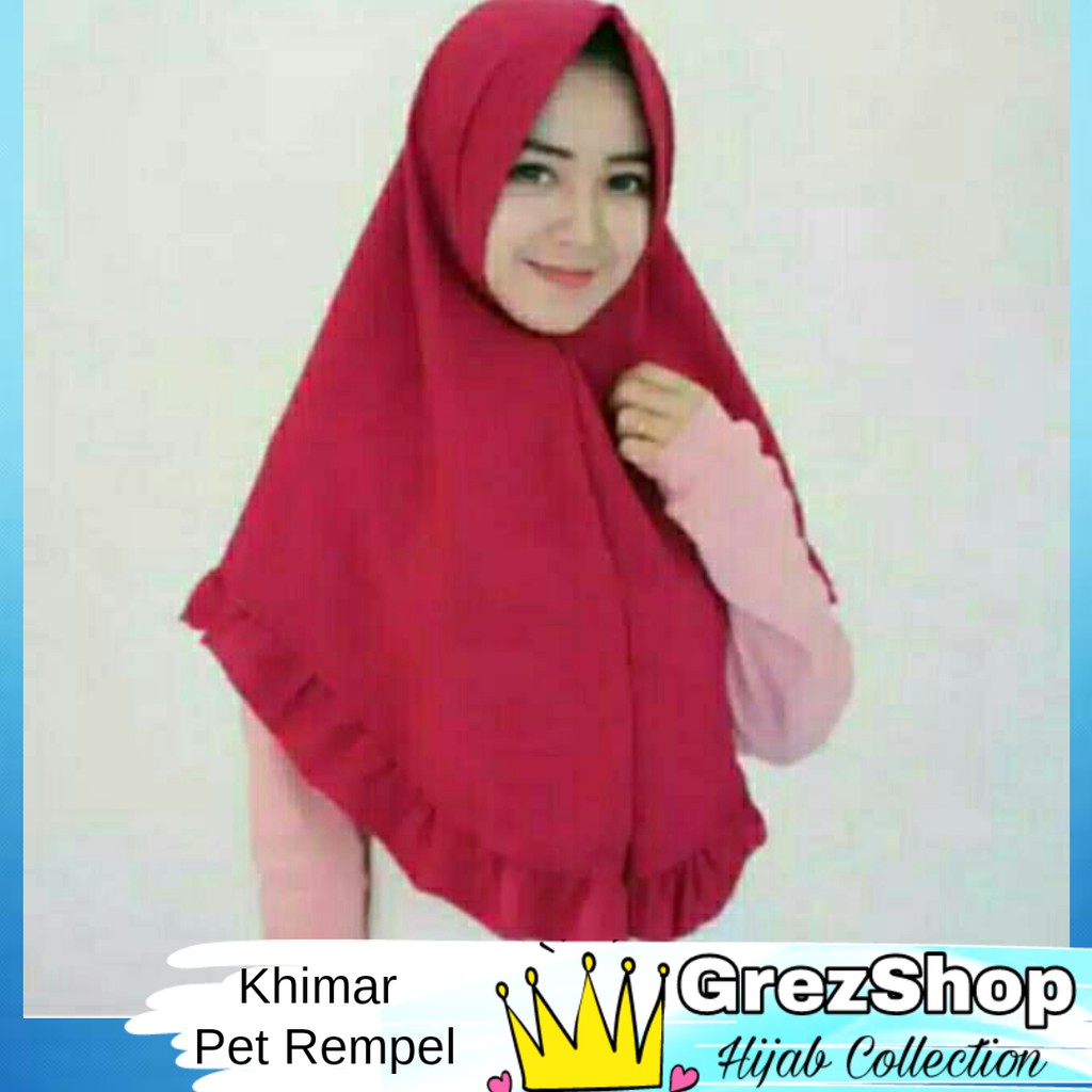 PENAWARAN MURAH Daily Khimar Jilbab Hijab Kerudung Instan Bergo Jumbo