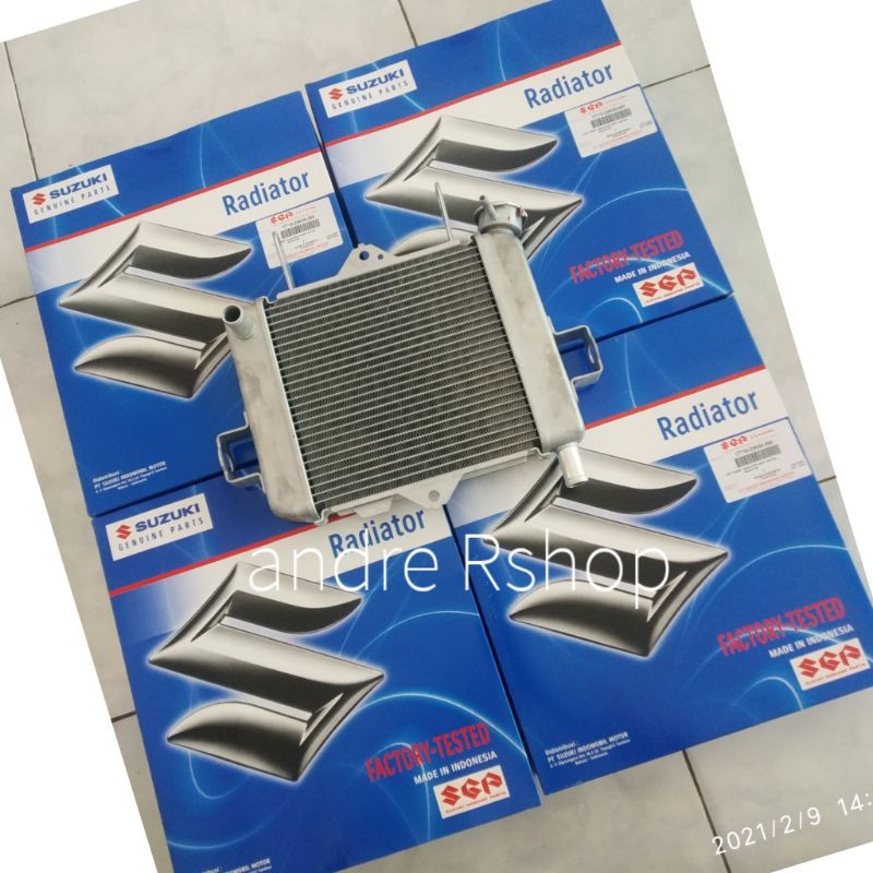 Jual RADIATOR GSX 150 ORIGINAL SUZUKI Radiator Assy Shopee Indonesia