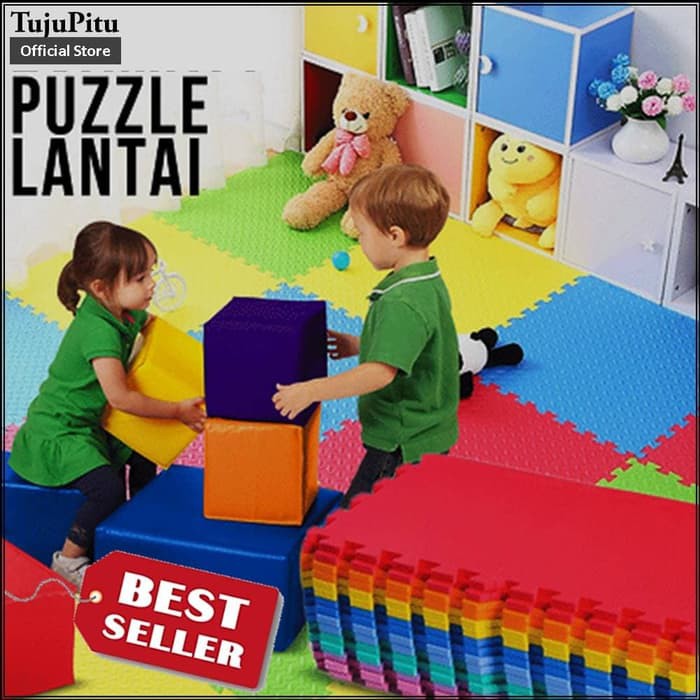 Jual Puzzle Lantai / Evamat / Matras / Tikar Mainan Anak Edukasi Aman | Shopee Indonesia