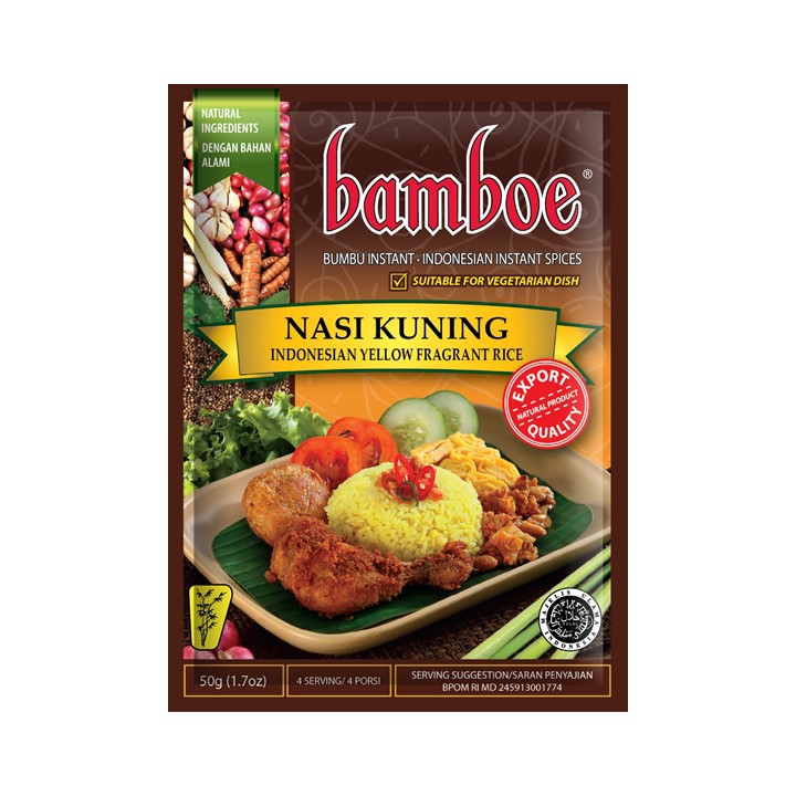 Bamboe Bumbu Nasi Kuning 50g Shopee Indonesia