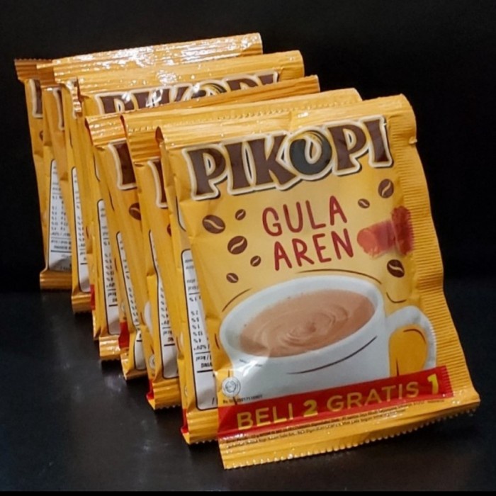 Jual Kopi PIKOPI Gula Aren Kopi Instant Gula Aren 1 Renceng 10 sachet