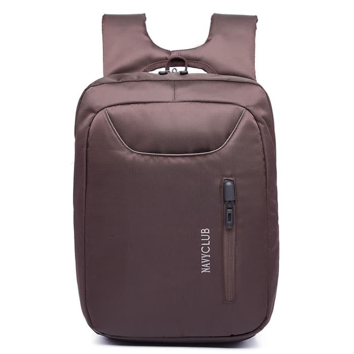 tas kerja Navy Club Tas Ransel Laptop Tahan Air EHHC Backpack Up to 15 coffee I9I2 Shopee