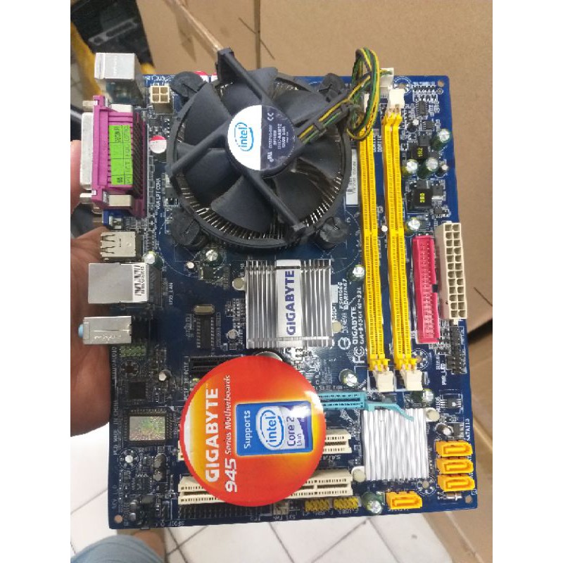 Jual Motherboard 775 Gigabyte 945 untuk Core2 duo dan dual core Shopee Indonesia