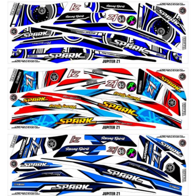 Sticker Striping Variasi Thailand Thailook Jupiter Z1 2013