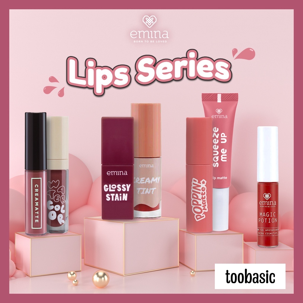 Jual Emina Glossy Stain 3gr Lip Tint Gloss Creamy Tint Creamatte