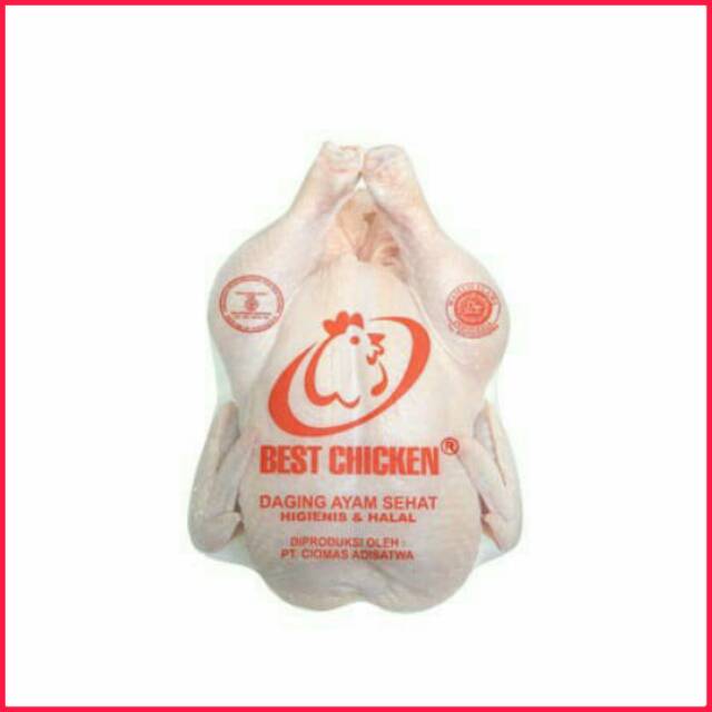 Ayam Potong Utuh Karkas Frozen Best Chicken 800 gr