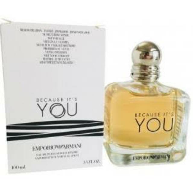 Jual Parfum Original Giorgio Armani Because It's You For Women Edp 100Ml (Tester) | Shopee Indonesia