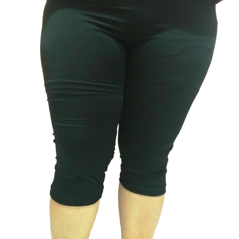 Celana Legging Pendek 3/4 Senam/Olahraga/Santai/Hamil/Daleman Wanita