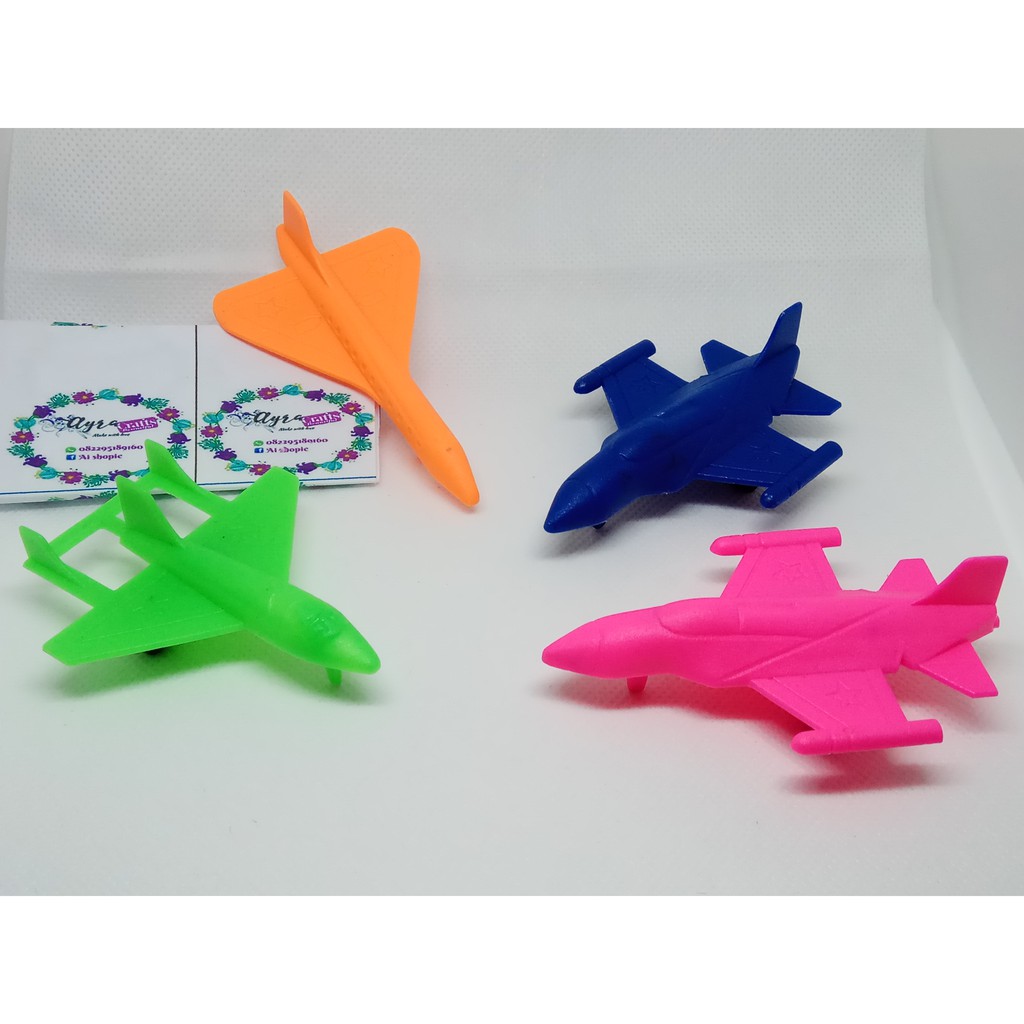 Jual Mainan Pesawat Terbang Plastik/ Jet Tempur / Plane Rocket Murah / Mainan Anak | Shopee Indonesia