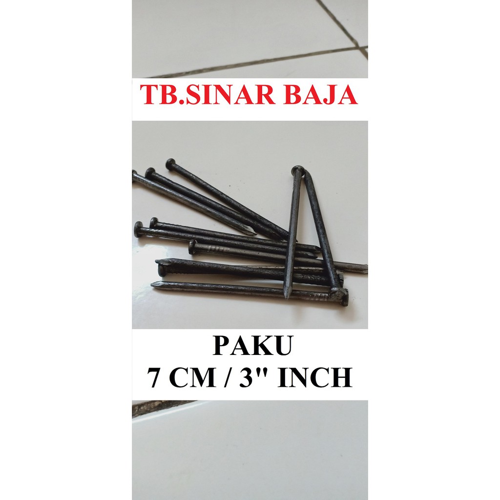 Jual Paku Kayu 7 CM per Kg / Paku 3" inch Shopee Indonesia