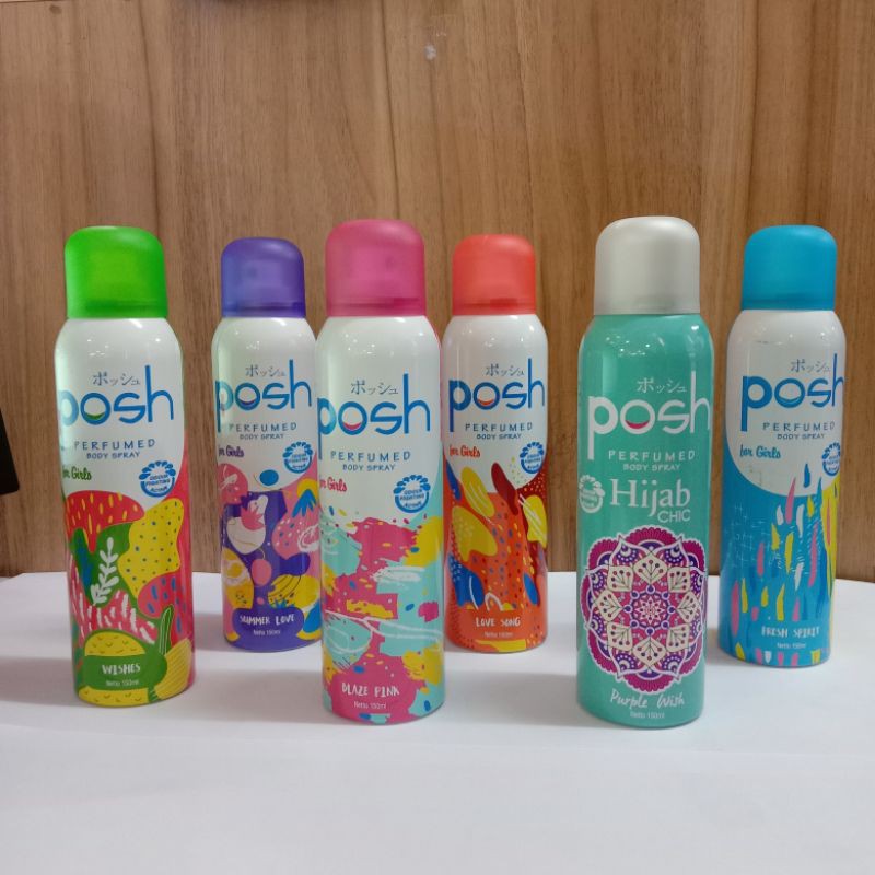 Jual PERFUMED BODY SPRAY POSH . 150ML Indonesia