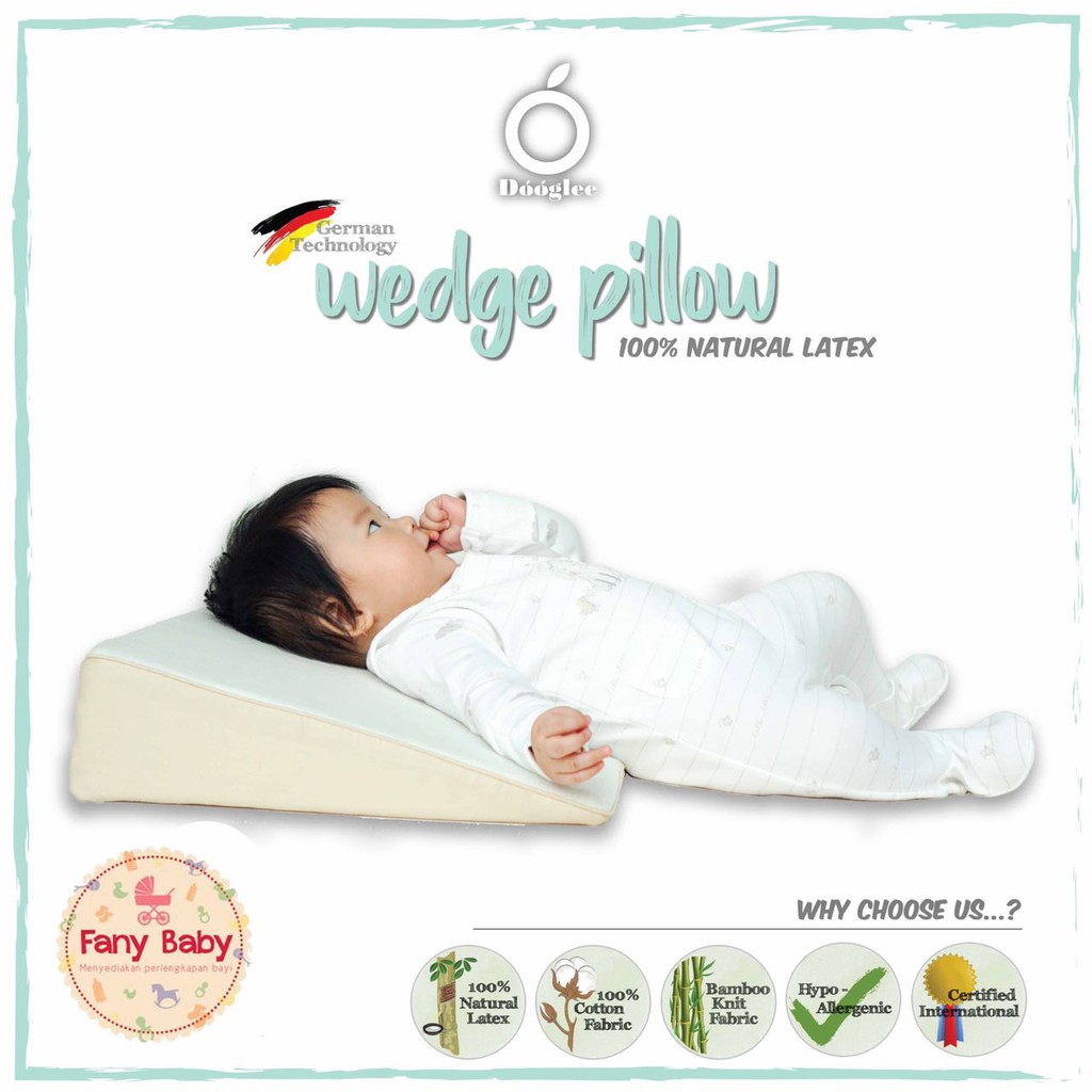 Dooglee Wedge Pillow Shopee Indonesia