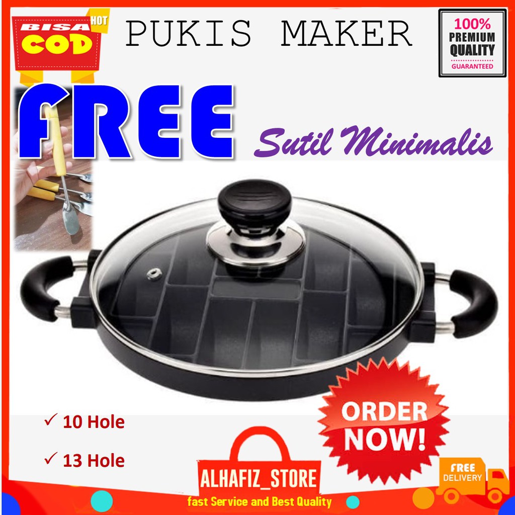 CETAKAN PUKIS HAPPY CALL TEFLON PUKIS MAKER BUAT KUE