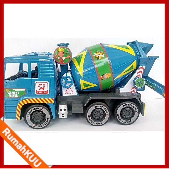Jual Mainan Anak Mobil Mobilan Truk Molen Besar Kontruksi Harga Murah | Shopee Indonesia