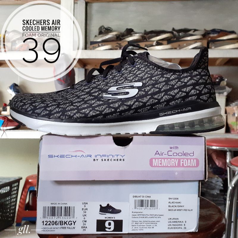 Jual Sepatu Skechers Air Cooled Memory Foam Original | Shopee Indonesia