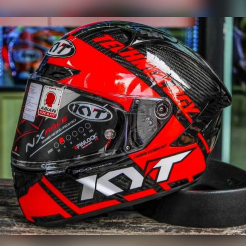 Jual Helm Anak Balap Motor Minigp Mini Gp Kyt Nx Race Carbon Original Helm Fullface | Shopee Indonesia