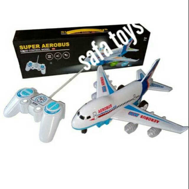 Jual Mainan Anak Pesawat Remot Control Aerobus | Shopee Indonesia