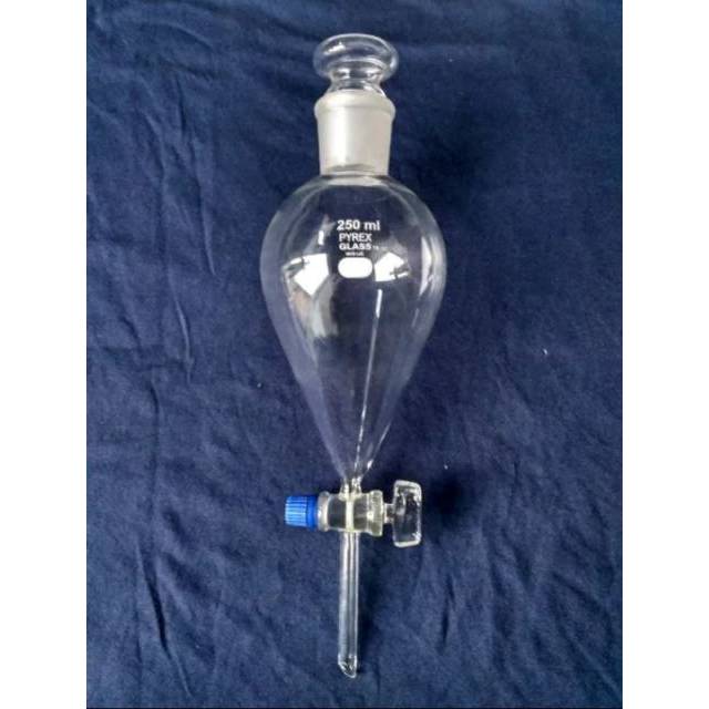 CORONG PISAH-SEPARATING FUNNEL 250 ML PYREX | Shopee Indonesia